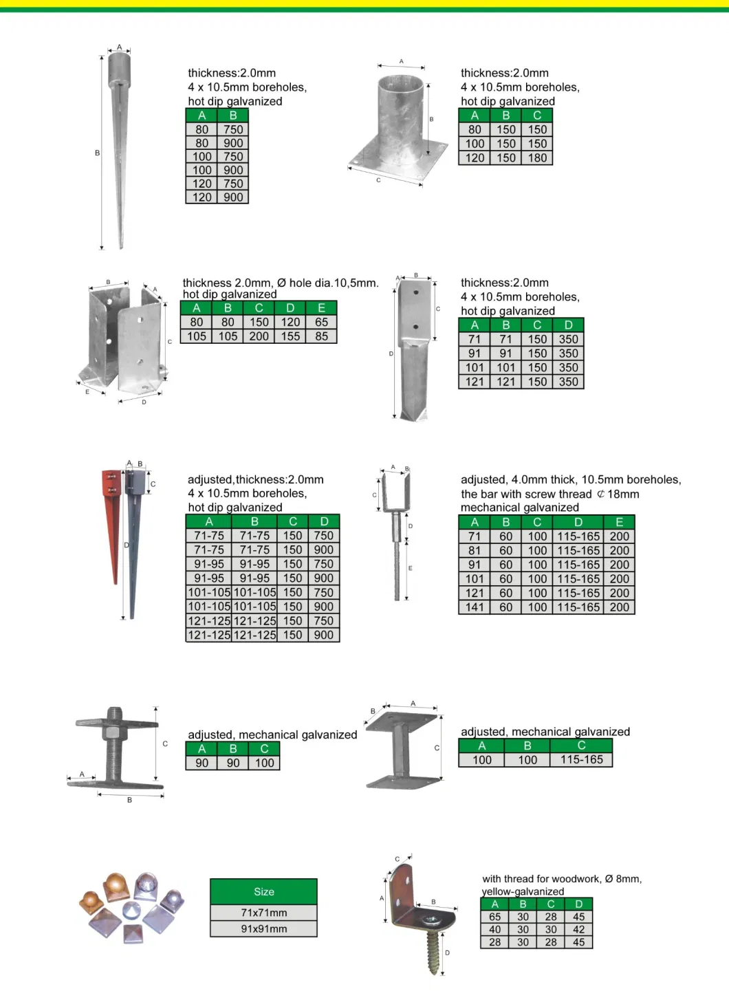 High Strength Galvanized Iron Ground Spiral Pole Anchor