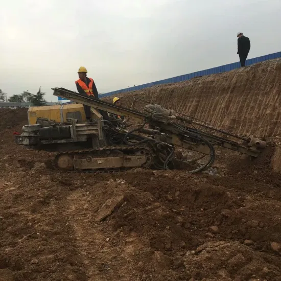 Máquina portátil de la plataforma de perforación del ancla de tierra del nuevo diseño con la capacidad de perforación de los 30m